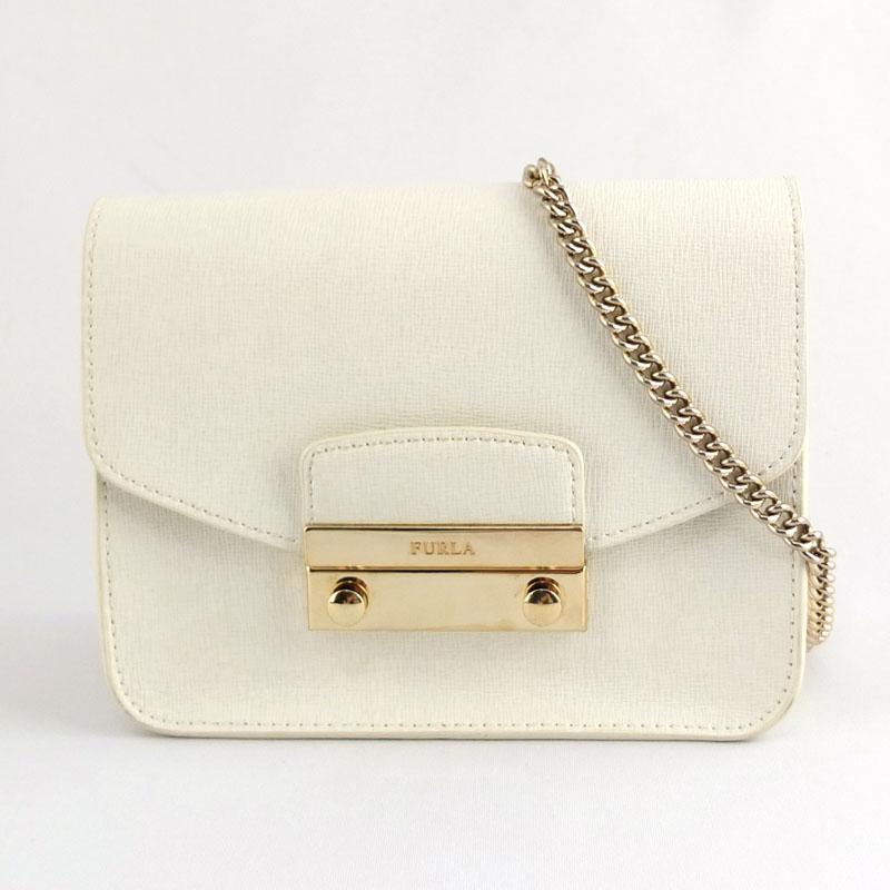 フルラ FURLA メトロポリス チェーン ショルダーバッグ スタッズ 