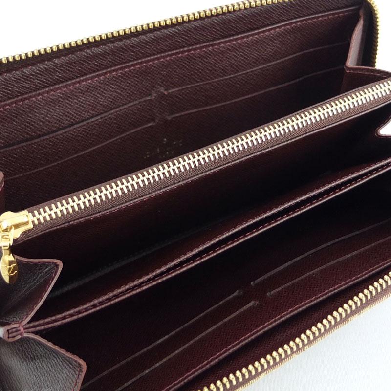 ルイ ヴィトン LOUIS VUITTON ジッピーウォレット M63011 ラウンド  