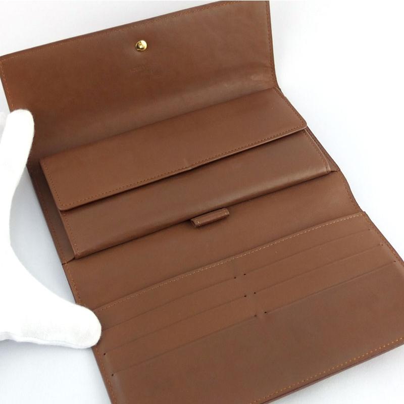 ヴィトン ポルトトレゾール M91166 三つ折り長財布 ヴェルニ ブロンズ ルイ ヴィトン LOUIS VUITTON ポルトトレゾール インターナショナル