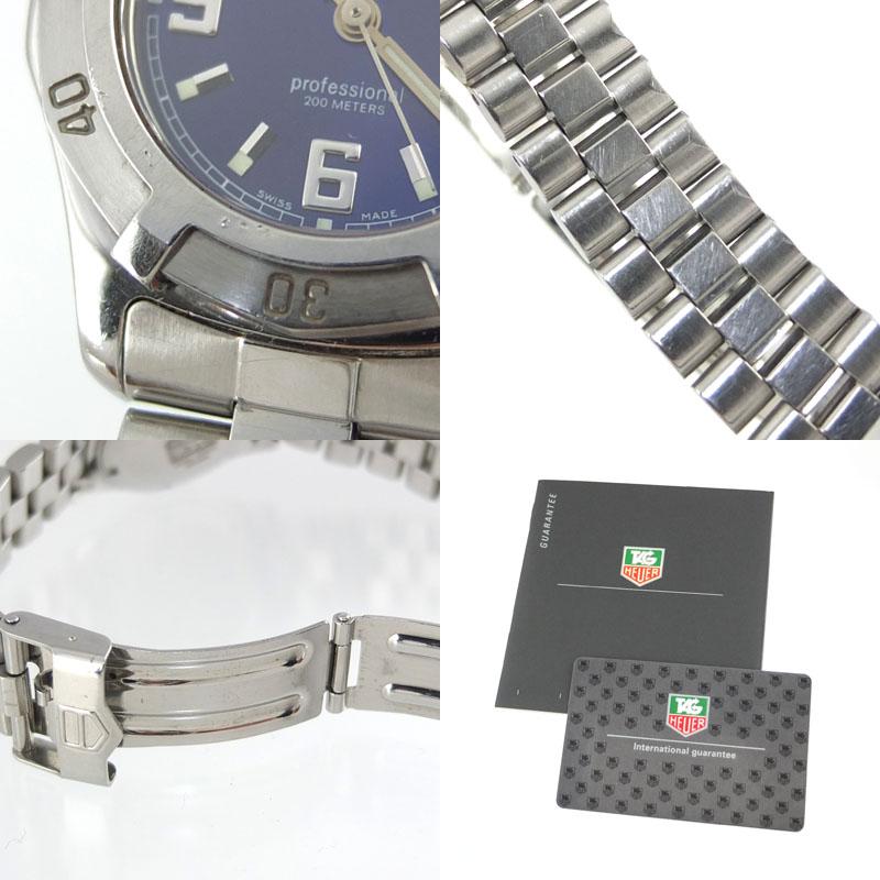 タグホイヤー TAG HEUER エクスクルーシブ WN1312.BA0313 クォーツ ブルー文字盤 レディース腕時計 SS 【中古】｜repawn｜09