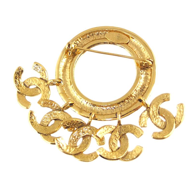 【美品】シャネル 94P ココマーク ブローチ レディース シャネル CHANEL ココマーク ブローチ 94P ゴールド アクセサリー