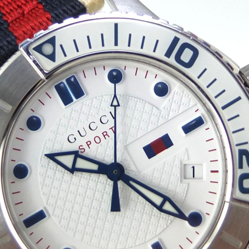 グッチ GUCCI Gタイムレス スポーツ 126.2 クォーツ ホワイト グッチ GUCCI Gタイムレス スポーツ 126.2 クォーツ ホワイト