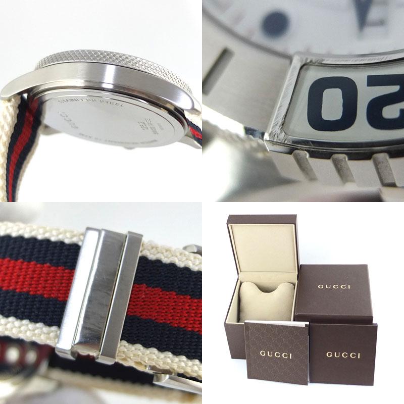 グッチ GUCCI Gタイムレス スポーツ 126.2 クォーツ ホワイト グッチ GUCCI Gタイムレス スポーツ 126.2 クォーツ ホワイト