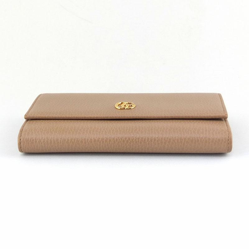 グッチ GUCCI GGマーモント レザー コンチネンタルウォレット 456116 