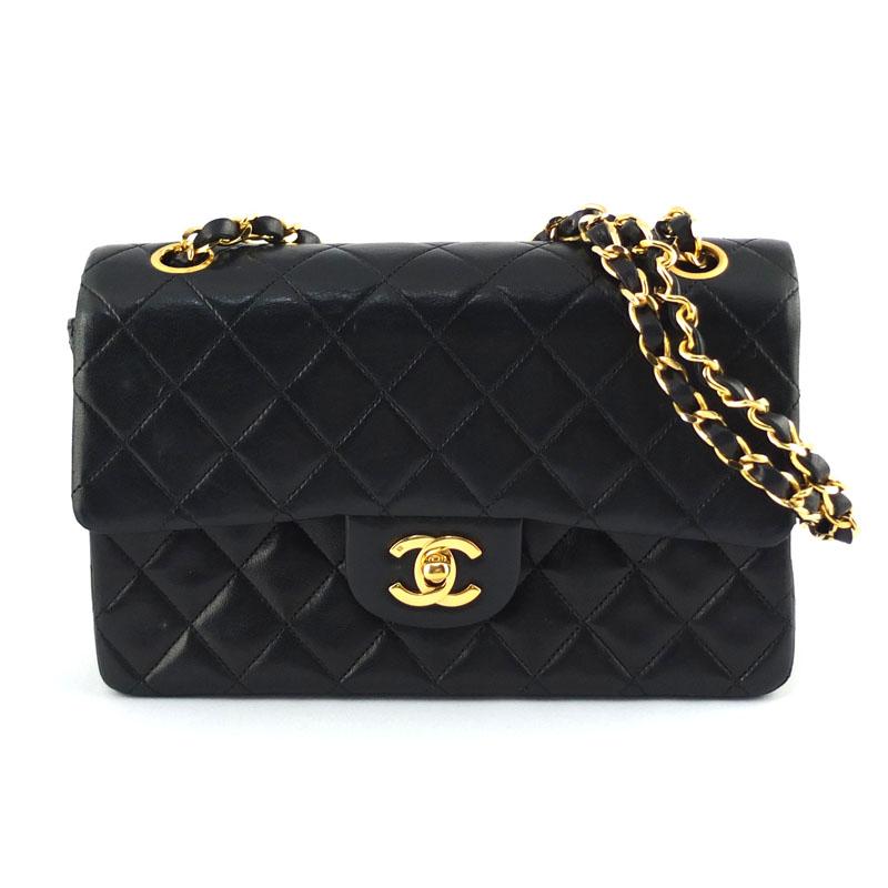 シャネル CHANEL マトラッセ Wフラップ チェーンショルダーバッグ23  