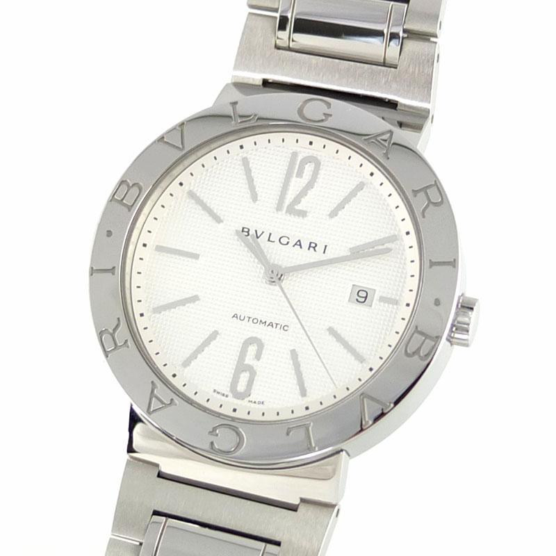 ブルガリ BVLGARI ブルガリブルガリ BB42SS AUTO 自動巻 シルバー文字 