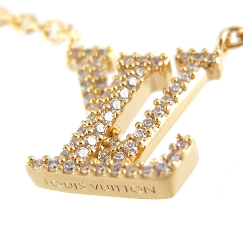ルイ ヴィトン LOUIS VUITTON ネックレス LV アイコニック M00596  