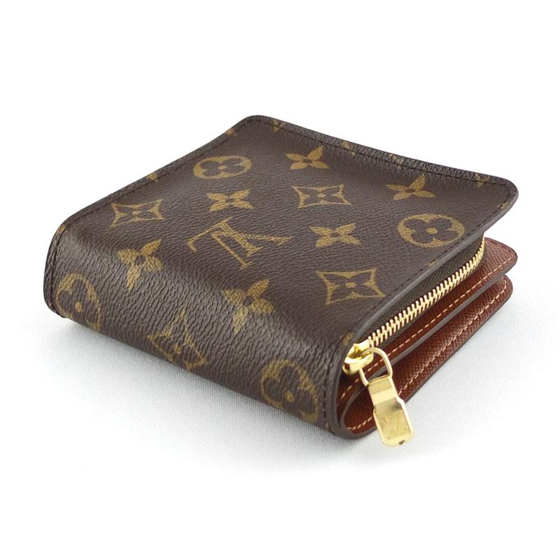 ルイ ヴィトン LOUIS VUITTON コンパクト ジップ M61667 二つ折り財布