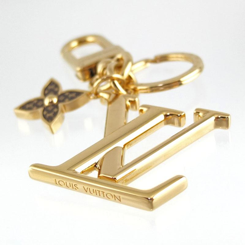 ルイ ヴィトン LOUIS VUITTON キーホルダー LV アイコニック M01878