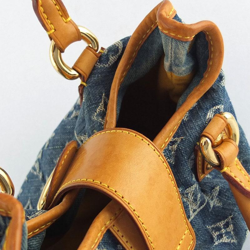 美品！】ルイヴィトン モノグラムデニムプリーティ(プリティ)M95020