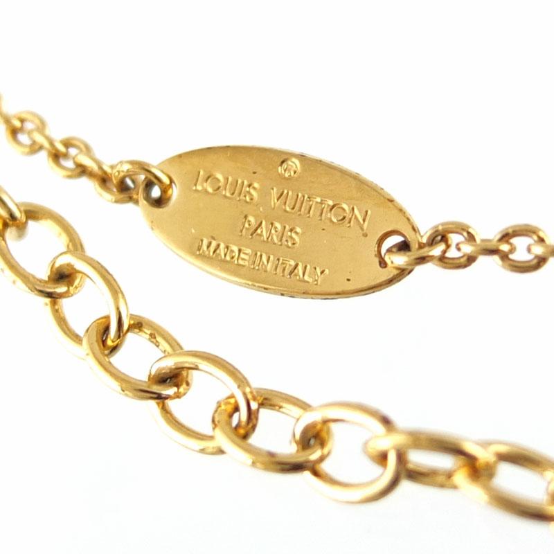 ルイ ヴィトン LOUIS VUITTON コリエ L to V ネックレス M69643