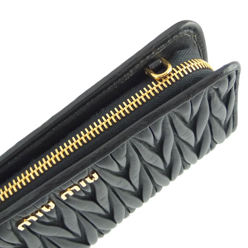 ミュウミュウ MIUMIU ショルダー ウォレット 5DH008 マテラッセ