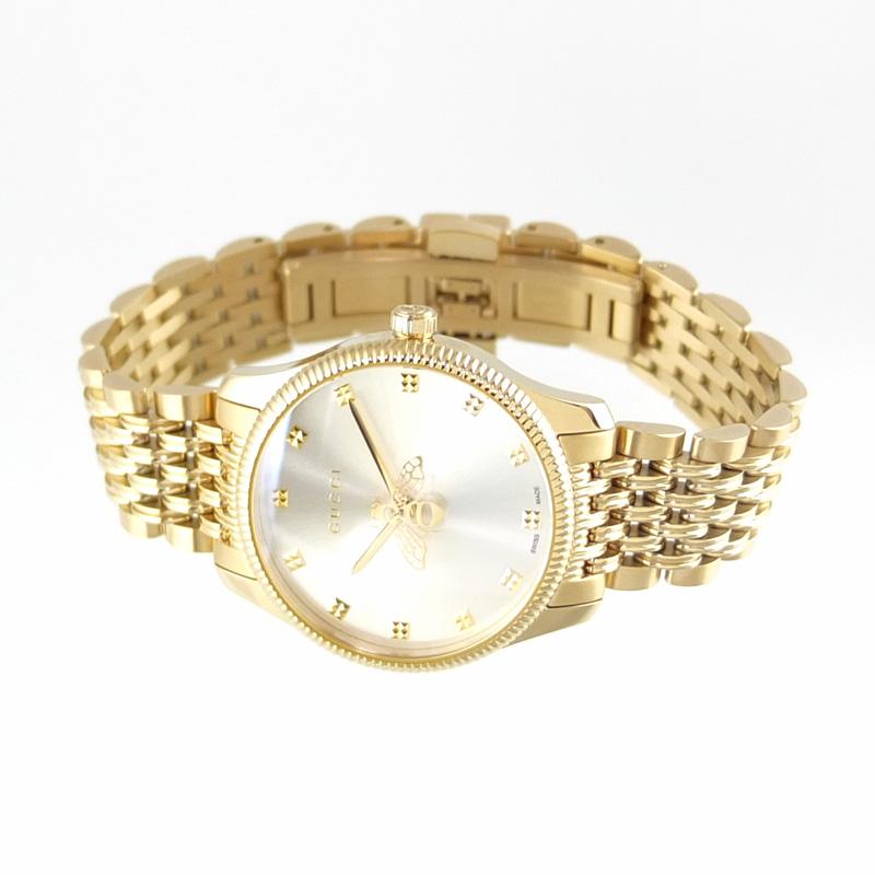 グッチ GUCCI Gタイムレス ビー YA1265021 クォーツ シルバー文字盤