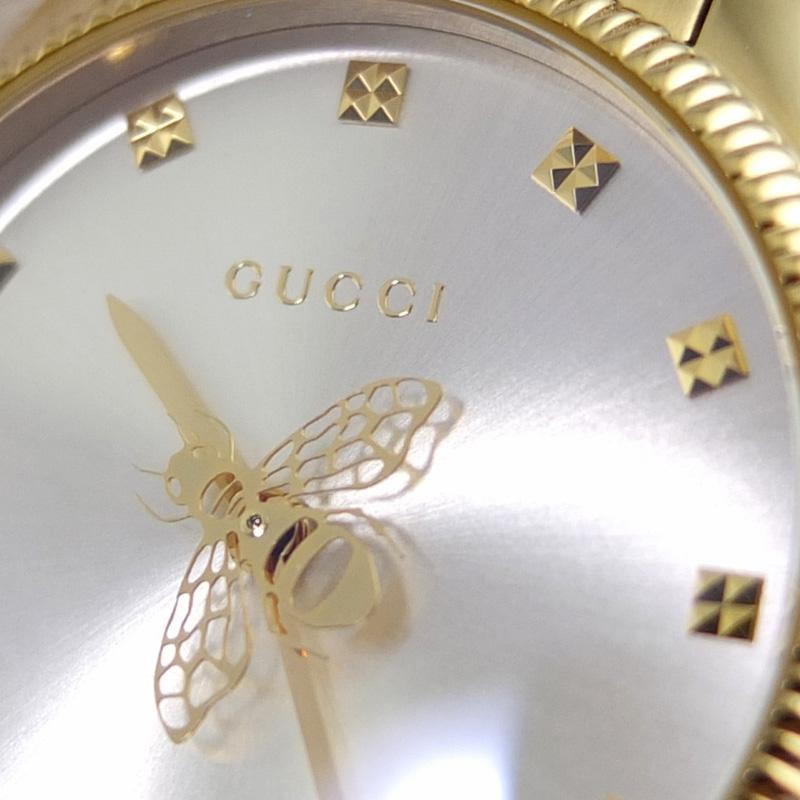 グッチ GUCCI Gタイムレス ビー YA1265021 クォーツ シルバー文字盤