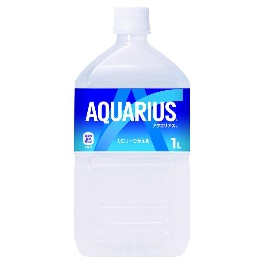 アクエリアス 2ケースセット 限定地域送料込 1000ml PET × 12本 ×2 24