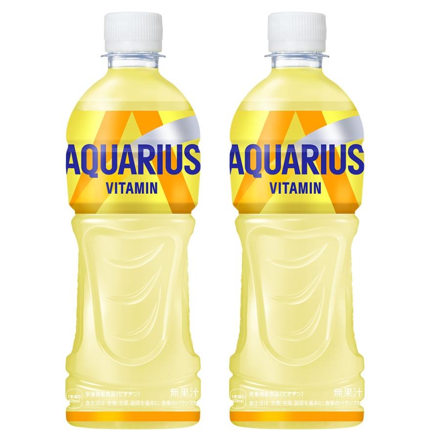 アクエリアス ビタミン 500ml PET × 24本 ※2ケースご注文で1000円引