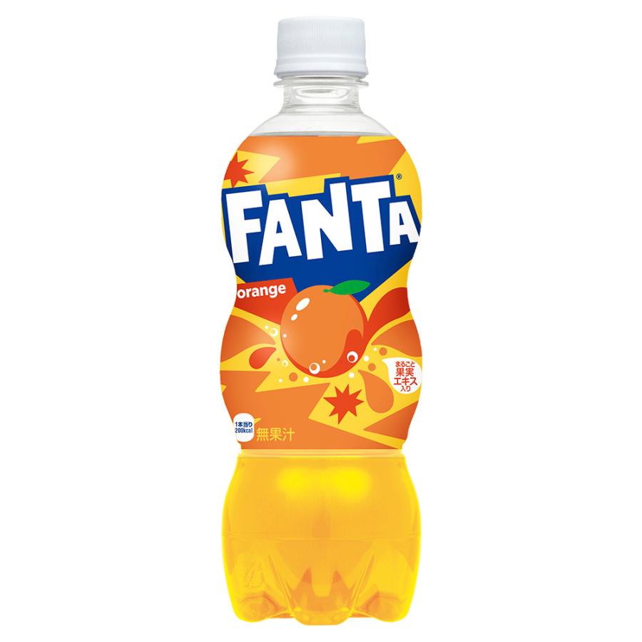 ファンタ オレンジ 500ml PET × 24本 ※2ケースご注文で920円引・ご注文