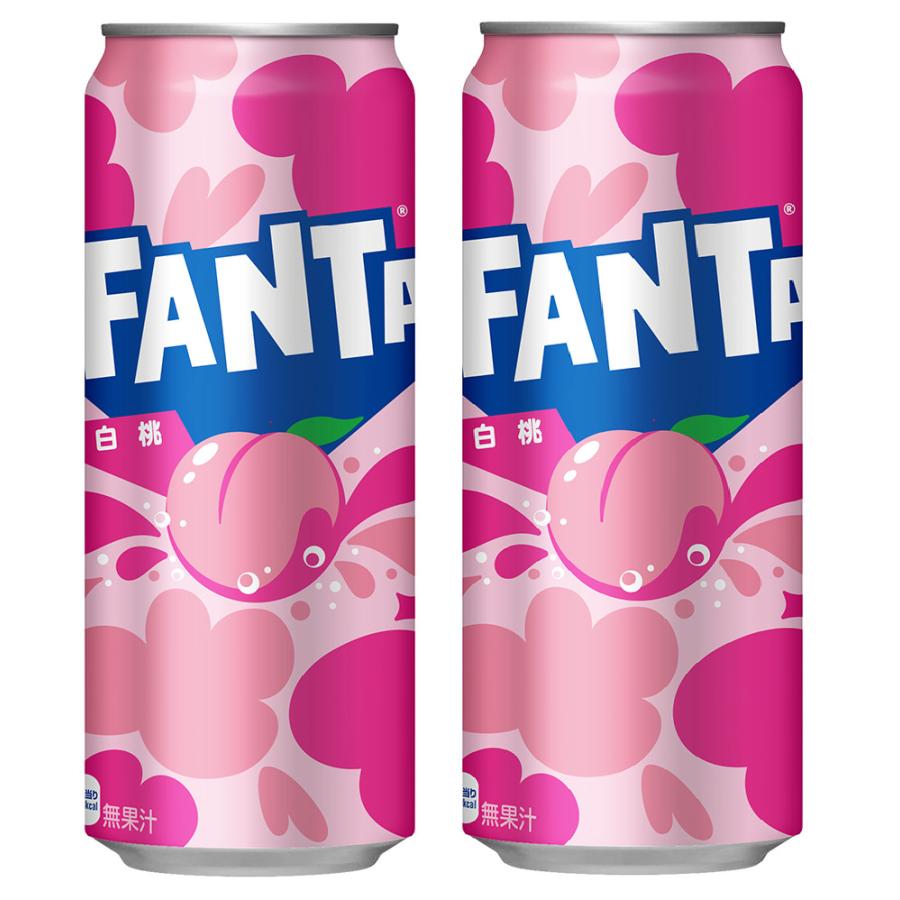 ファンタ 北海道限定 白桃 500ml 缶 × 24本 ※2ケースまとめてご注文で