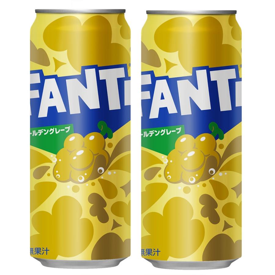 ファンタゴールデン、グレープ缶 ファンタ 北海道限定 ゴールデングレープ 500ml 缶×24本 1ケース24本
