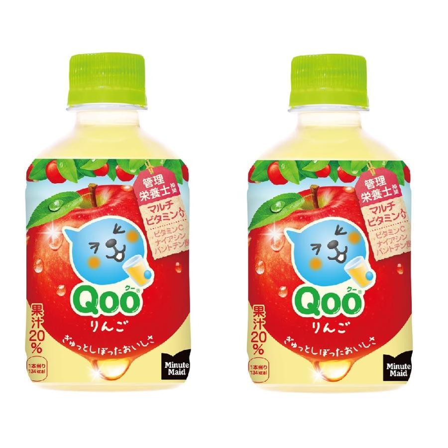 Qoo 2ケース セット 送料込 ミニッツメイド ( クー ) りんご