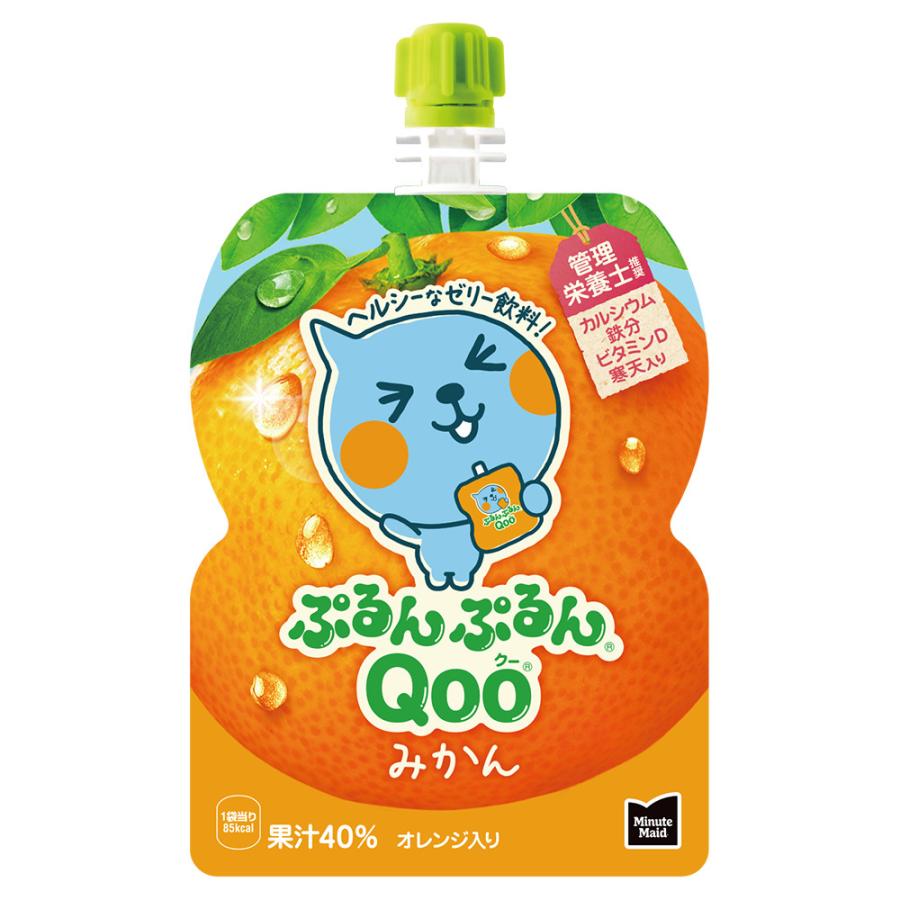 ぷるんぷるんQoo よりどり6箱36本セット ミニッツメイドQoo りんご