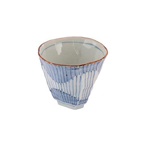 宝寿窯 湯呑 染付波違い十草紋お湯呑み 1個 コップ グラス Operacioneswp Com