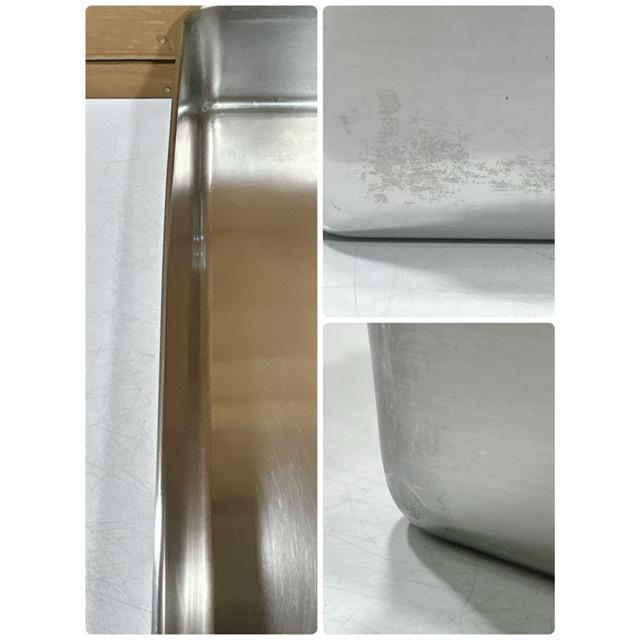 中古】業務用 ステンレス バット 調味料入れ 薬味入れ S号×8点 大型