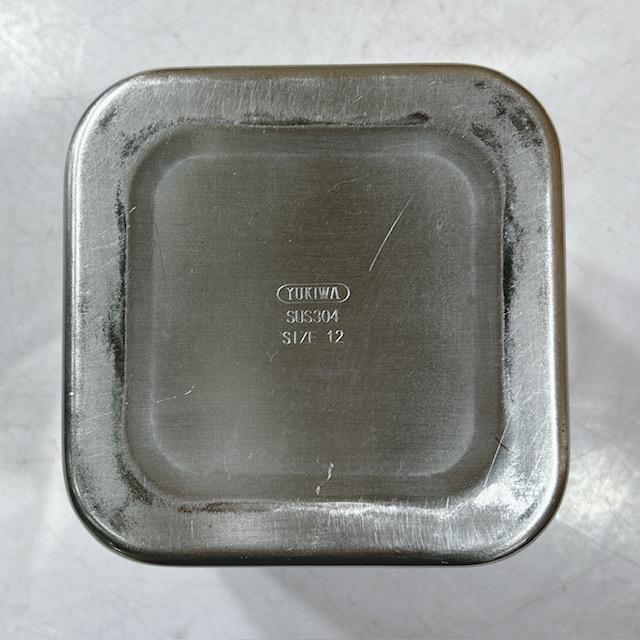 YUKIWA（ユキワ） 【中古】YUKIWA/ユキワ 三宝産業 ステンレス 深型角 