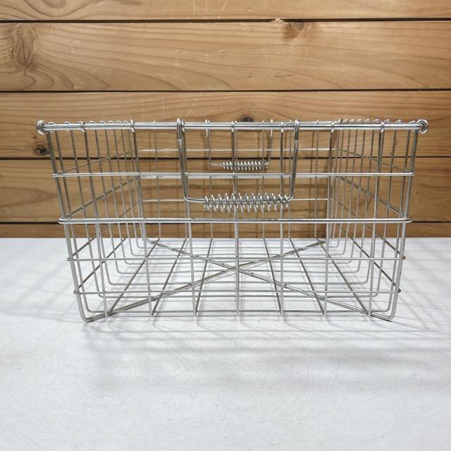 給食カゴ バスケット4個セット 給食カゴ ステンレスカゴ メタル