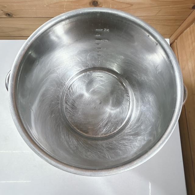 【未使用品】♧クローバー　モリブデン（耐酸鋼）ストックポット 33cm 約26L 中古】Clover/クローバー ステンレス モリブデン 寸胴鍋 ストック