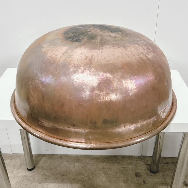 中古】業務用 調理器具 製菓器具 銅鍋 銅 銅製 特大ボウル あん練 