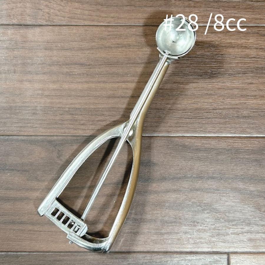 【中古】YUKIWA/ユキワ 他 アイスディッシャー アイススクープ 18-8 ディッシャー  #28 (8cc) φ30×190mm 1本 | YUKIWA