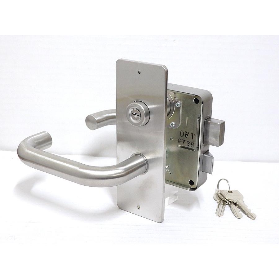 U9PMK(75PM)取替用レバーハンドルタイプ本体セット 外開用(U9 PMK64-BL