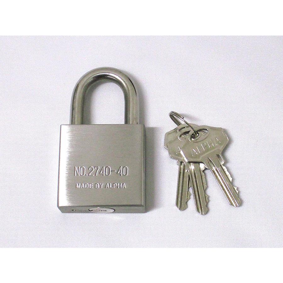 401 ayさん専用 オールステン南京錠 ALPHA（アルファ） 社製2740番40ミリ 同一番号カギ