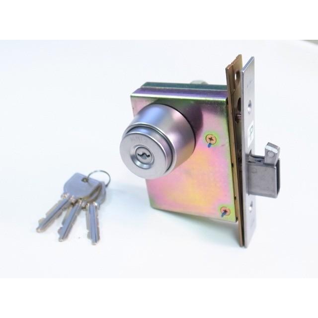 U9 DVF-1取替用本体セット 鎌デッドボルト仕様(シルバー色) バック