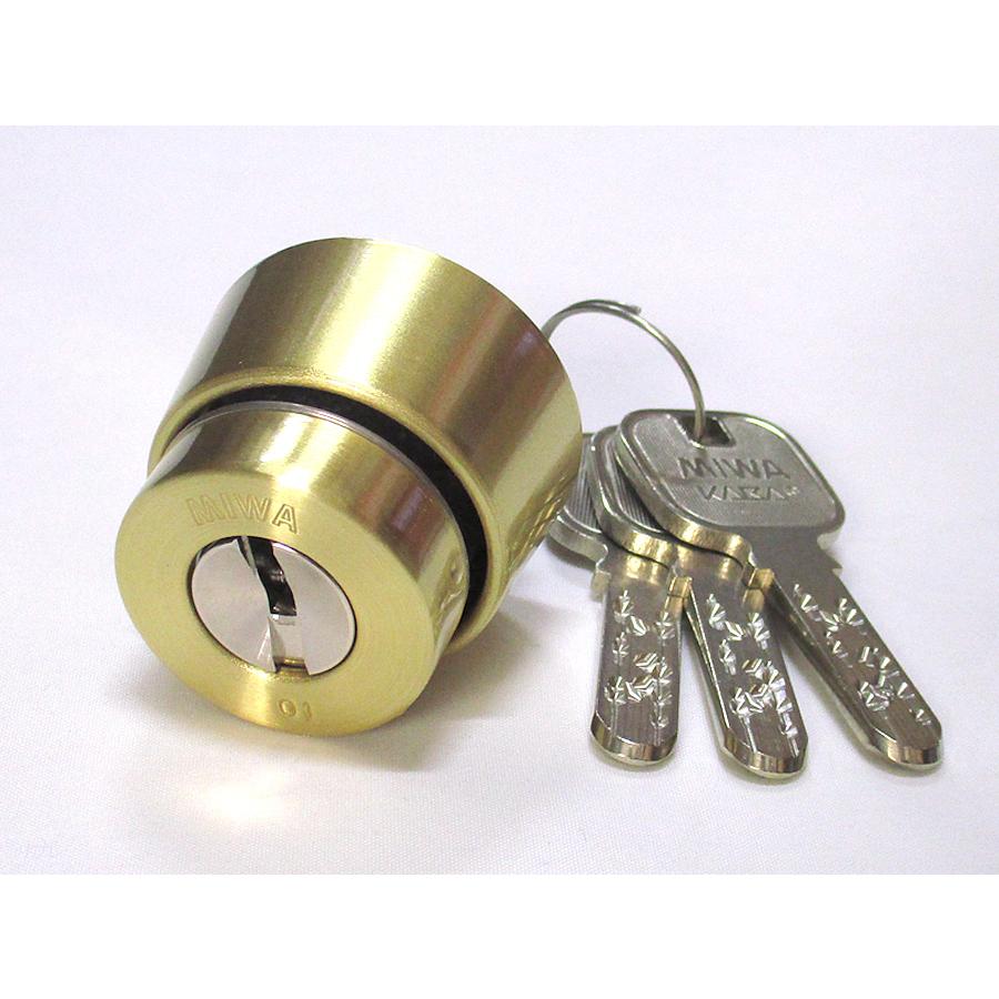 JN-LD,BH,DZ取替用シリンダー ゴールド色 (MCY-244 MCY244)MIWA