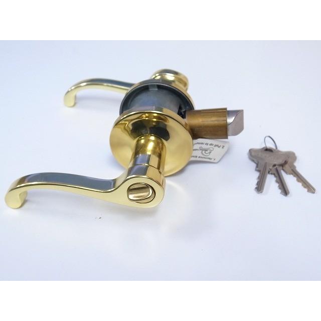 クイックセット レバーハンドル 金色 玄関錠 クイックセット Kwikset