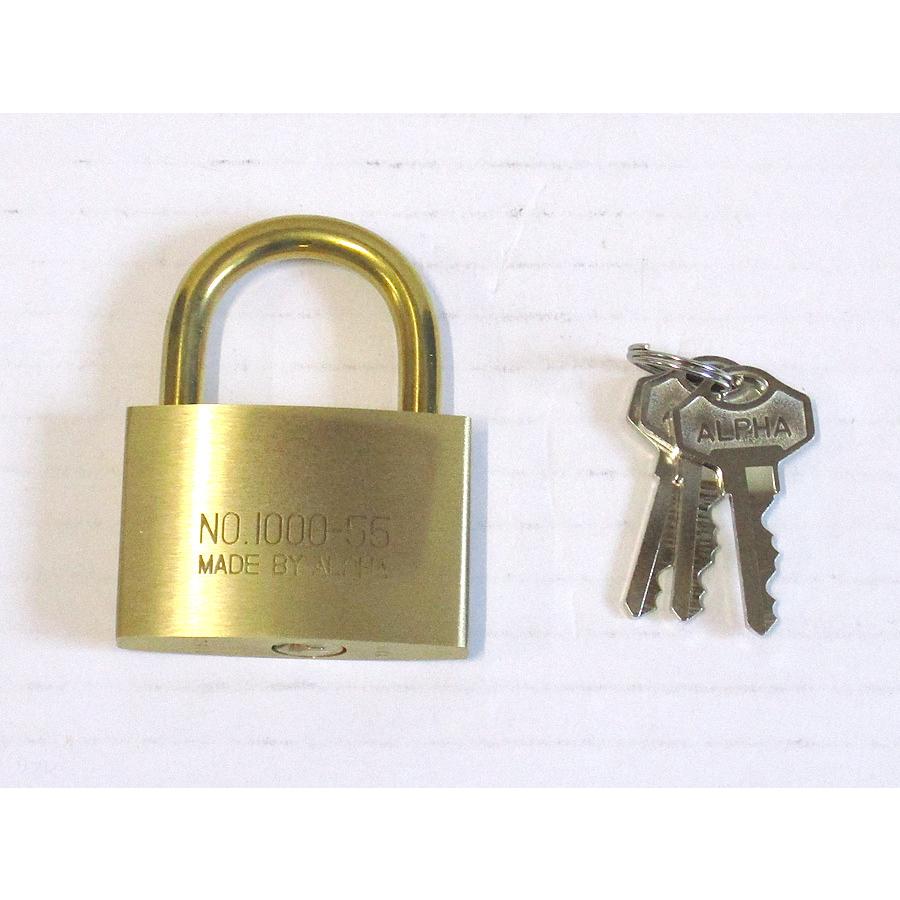 ALPHA（アルファ）1000番南京錠55ミリ ALPHA アルファ☆1000番 南京錠