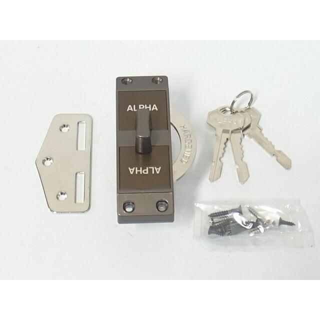 ALPHA（アルファ） シリンダー引戸鎌錠NO.4600-B ニューロイヤル