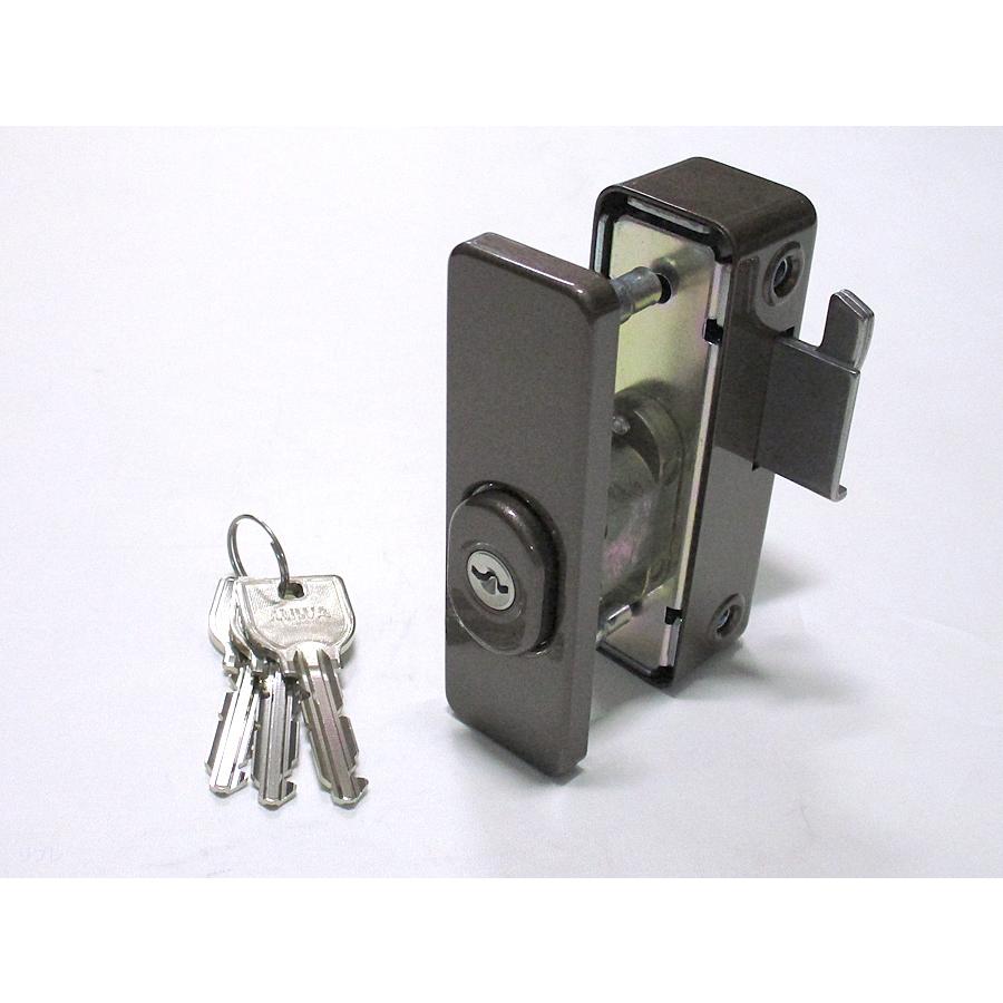 美和ロックU9 ND2S-1面付鎌錠 ブロンズ色 ミワ 美和 MIWA☆NDS☆ミワ