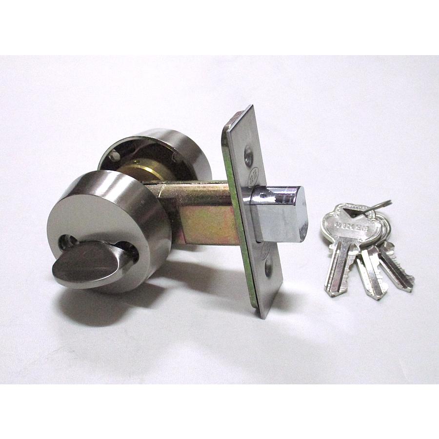 川口技研（GIKEN ギケン）チューブラー本締錠 S-5N バックセット51ミリ