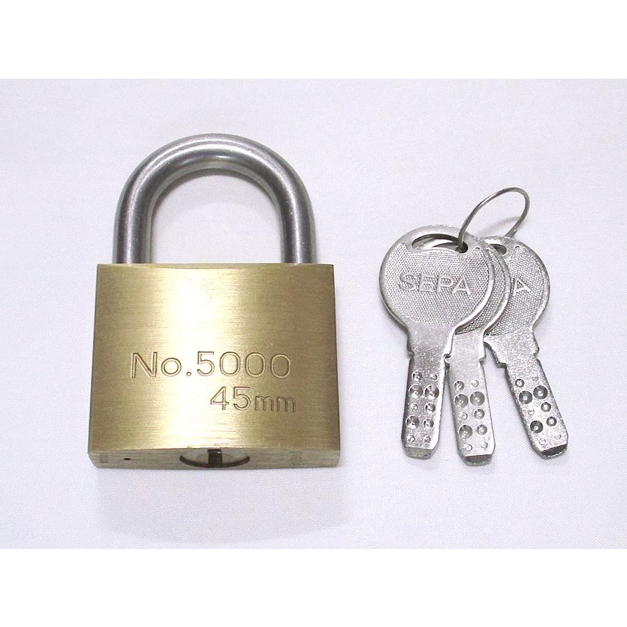 セパ5000番ディンプル南京錠45ミリ同一タイプ G-262☆SEPA セパ☆5000