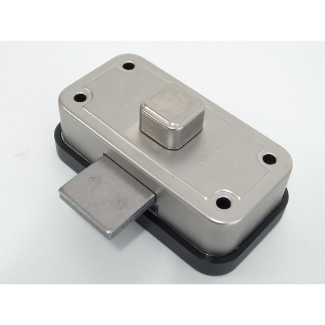 ミワロックPR-NDZ-1AT 面付補助錠 ステン色 受座付 扉厚33〜42ミリ