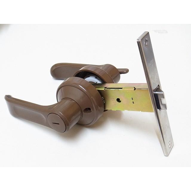 ALPHA（アルファ）樹脂レバーハンドル間仕切錠用 ブラウン色 バック