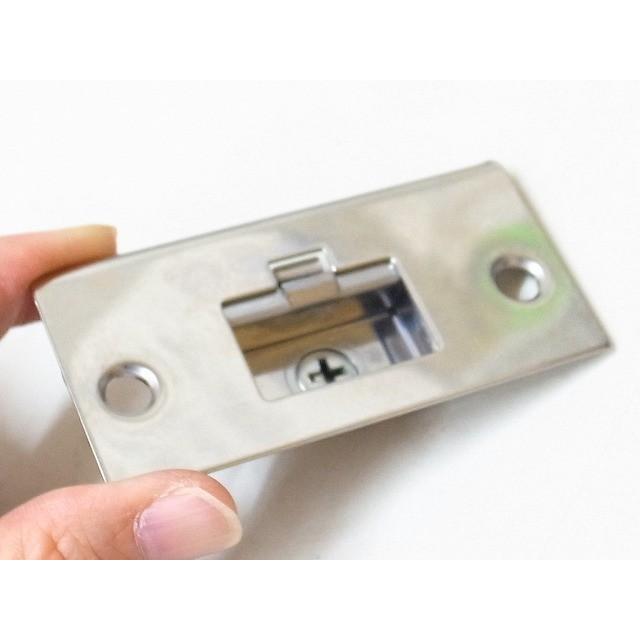 ミワロックZLT用調整ストライク（受座） シルバー色 ミワロック 美和