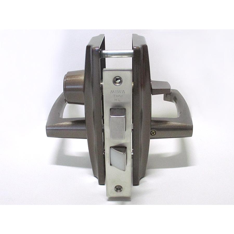 ミワロック製インテグラル錠 レバーハンドルタイプ U9-HL20-1 64×40