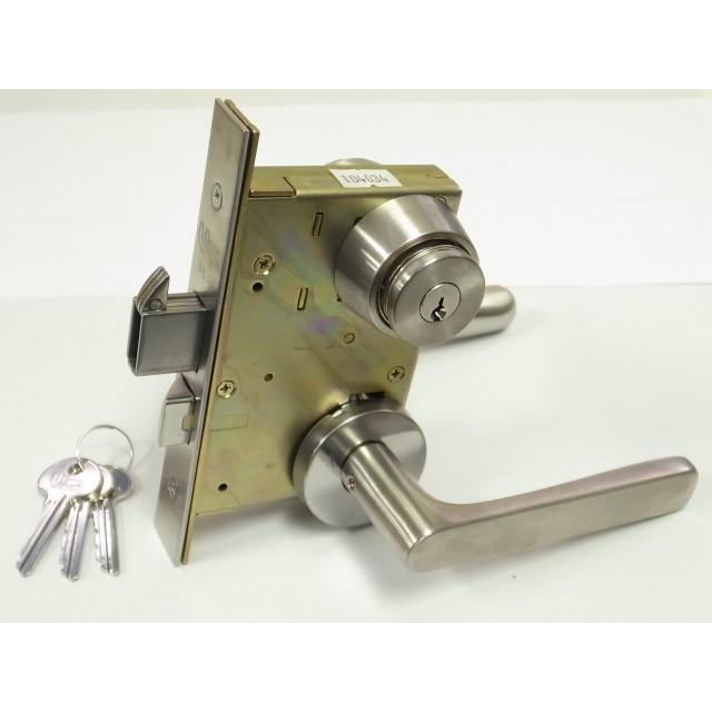 ユーシンショウワ SLA レバーハンドル鎌錠 SLAF-05-64-LH152　バックセット64ミリ ☆☆ ユーシンショウワ☆SLAF-05-64-LH152/S32P-40M-S☆☆