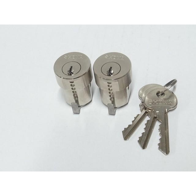 SALE/103%OFF】 ユーシンショウワ取替用ピンシリンダー 326ガラス引戸錠 両面用 2個同一タイプ 錠、ロック、かぎ SALE/103%OFF】 ユーシンショウワ取替用ピンシリンダー 326ガラス引戸錠 両面用 2個同一タイプ 錠、ロック、かぎ