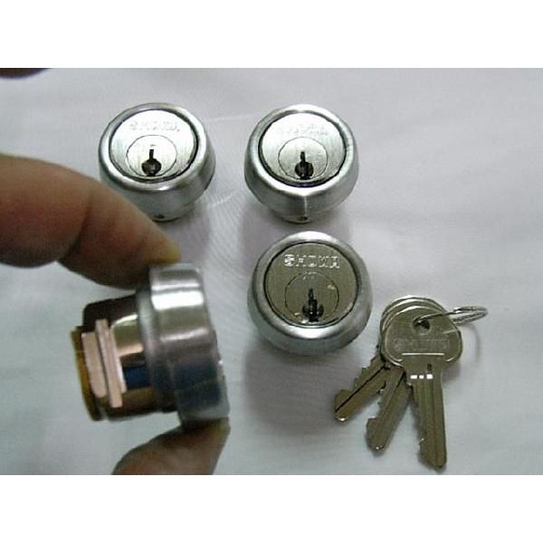 ユーシンショウワ取替用ピンシリンダー 325G-26 4個同一 (SCY-58