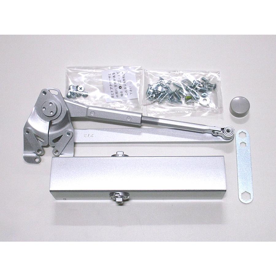 リョービ万能取替用ドアクローザー ドアチェック S202P シルバー色